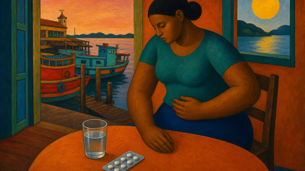 Pintura modernista colorida: Ibuprofeno, nimesulida e anti-inflamatórios: riscos do uso por conta própria