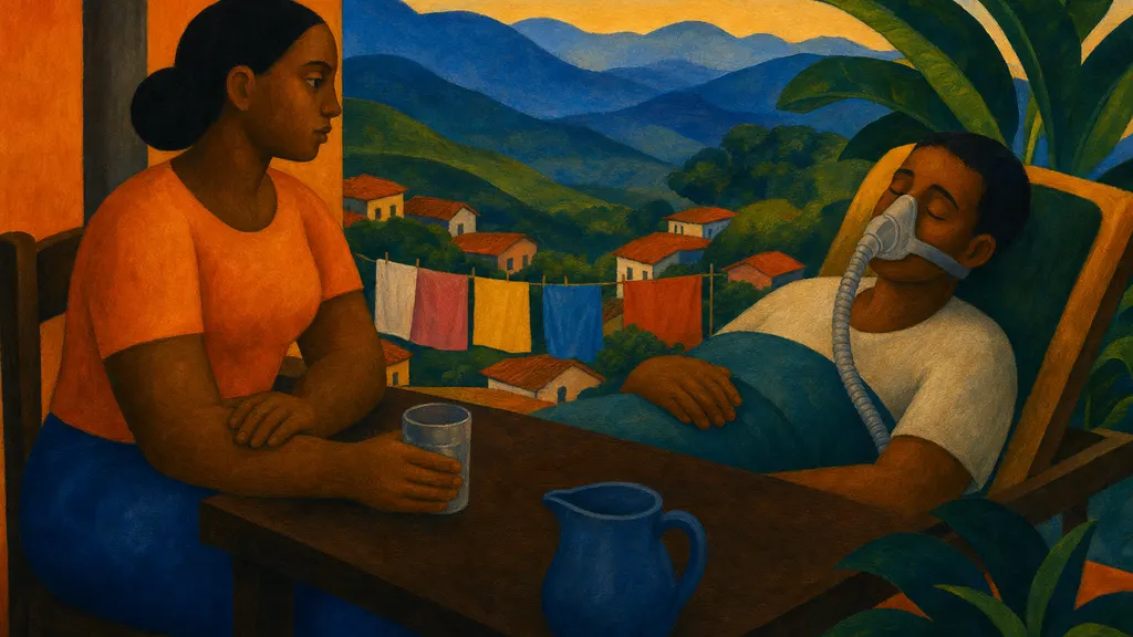 Pintura modernista colorida: Apneia do sono: ronca alto e acorda cansado?