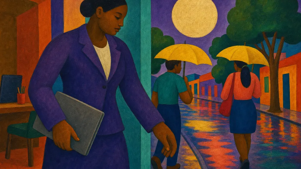 Pintura modernista colorida: Burnout: sinais de esgotamento no trabalho e o que fazer