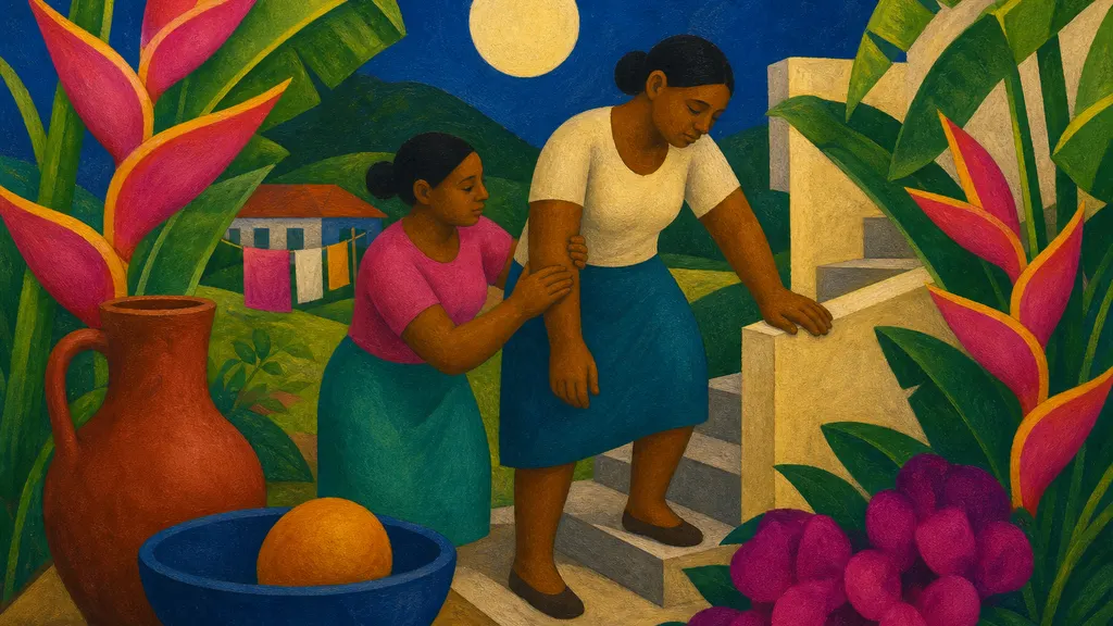 Pintura modernista colorida: Covid longa: sintomas persistentes e o que fazer
