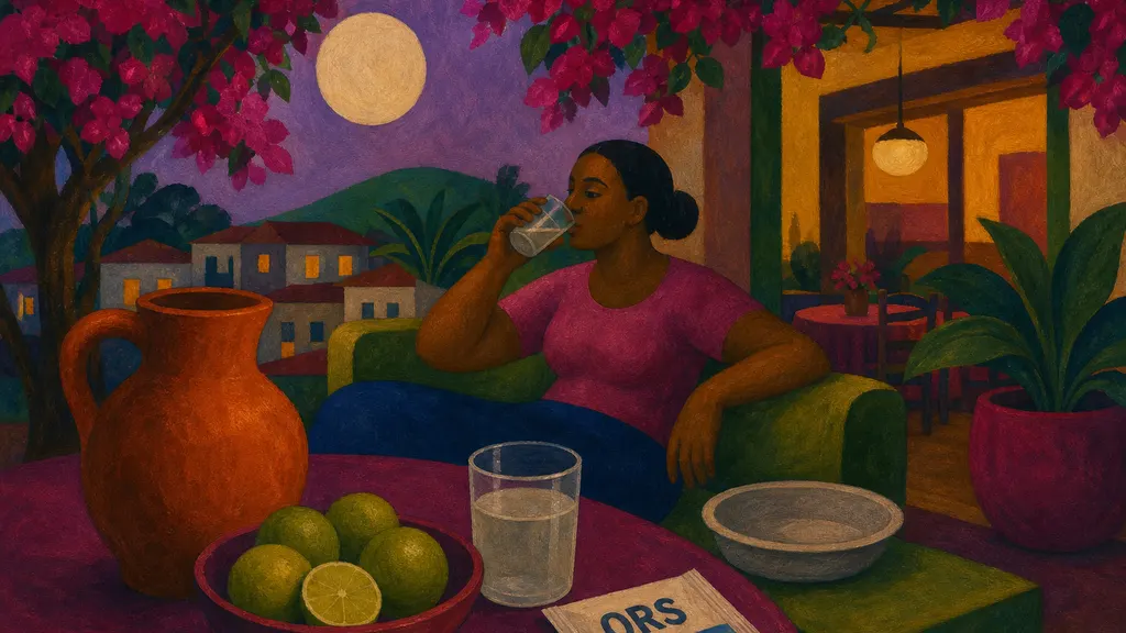 Pintura modernista colorida: Diarreia e vômito: o que fazer em casa e quando se preocupar