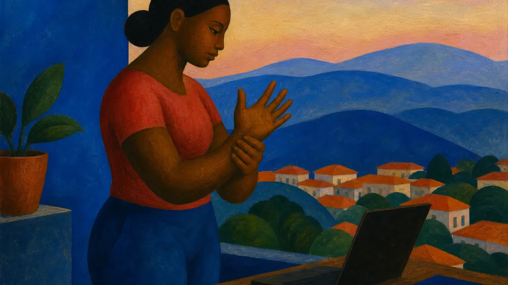 Pintura modernista colorida: Formigamento e dormência: quando é nervo comprimido e quando é alerta