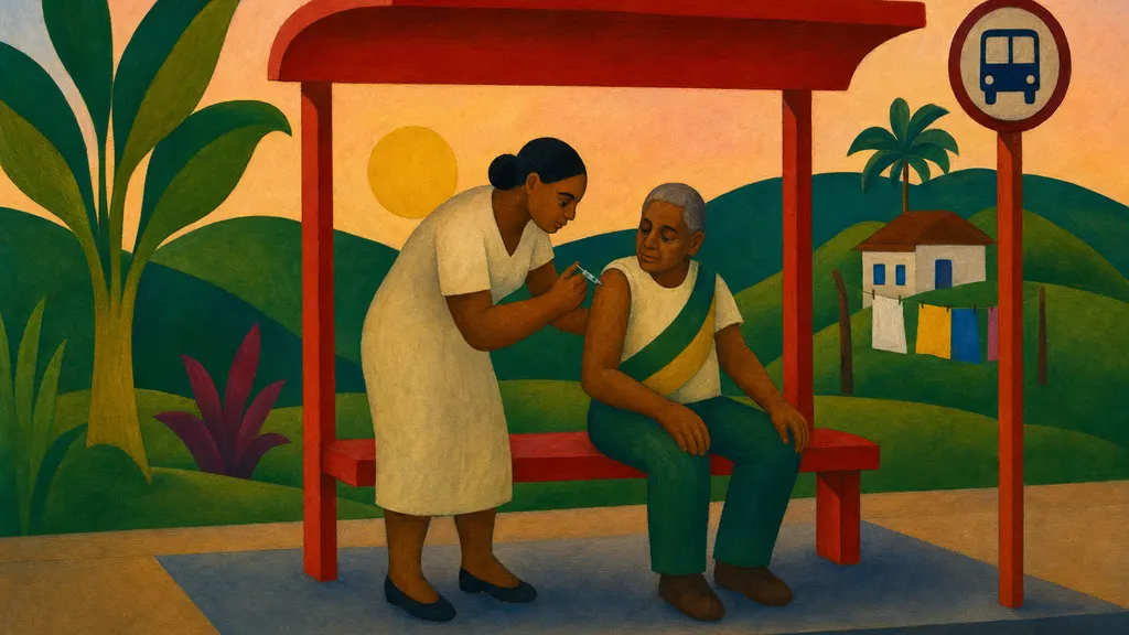 Pintura modernista colorida: Herpes-zóster (cobreiro): sintomas e vacina