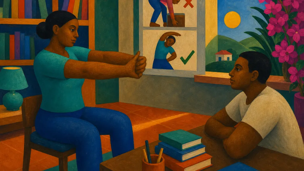 Pintura modernista colorida: Dor nas costas (lombalgia): o que fazer e o que evitar