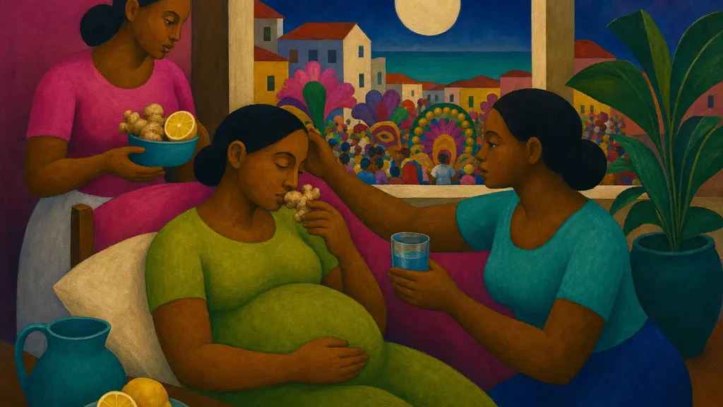 Pintura modernista colorida: Náusea e enjoo constantes: possíveis causas