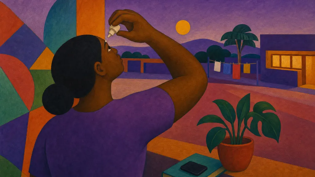 Pintura modernista colorida: Olho seco: sintomas, telas e tratamento