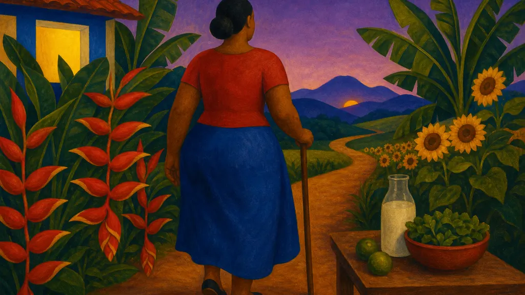 Pintura modernista colorida: Osteoporose: o ladrão silencioso dos ossos