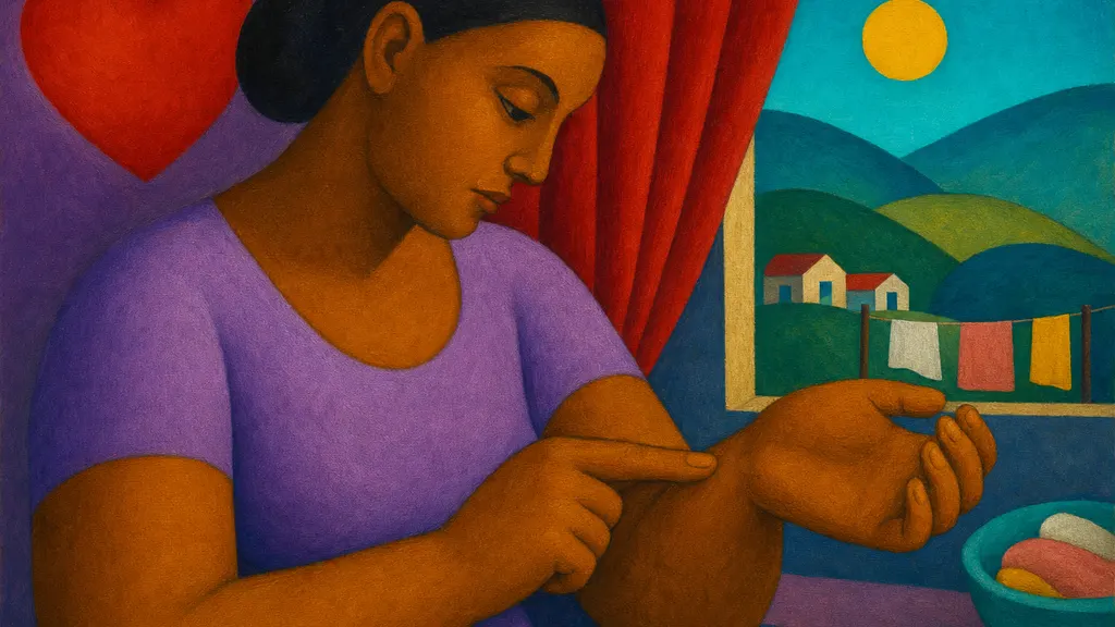 Pintura modernista colorida: Coração acelerado e palpitações: o que pode ser