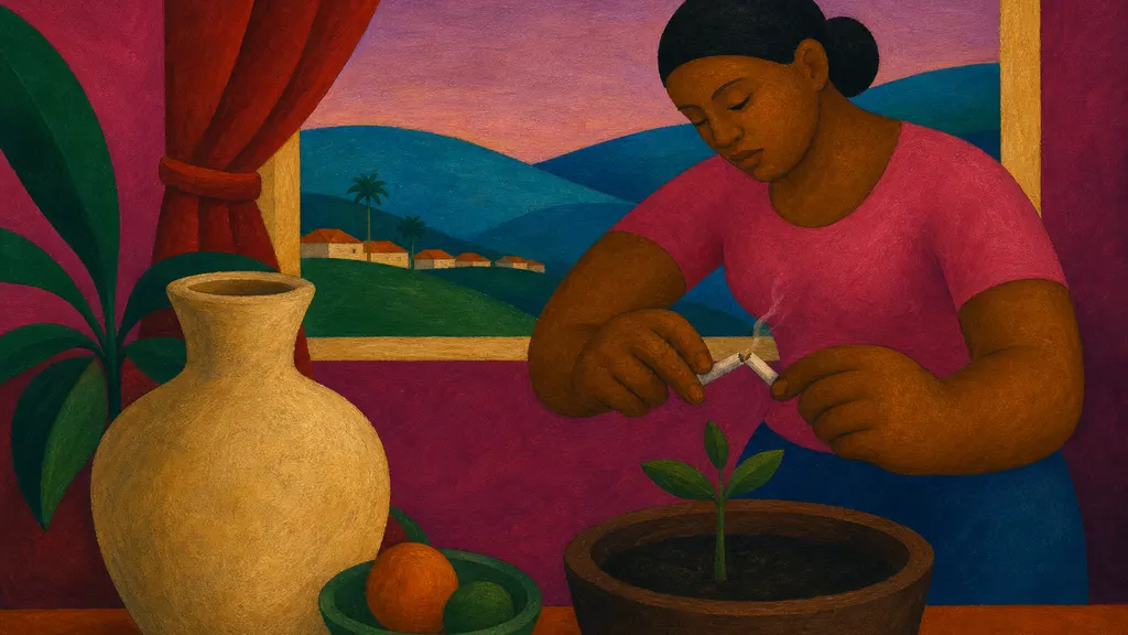 Pintura modernista colorida: Parar de fumar: métodos com evidência