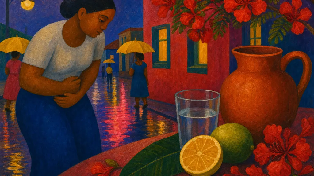 Pintura modernista colorida: Pedra nos rins: sintomas, crise e como evitar novas