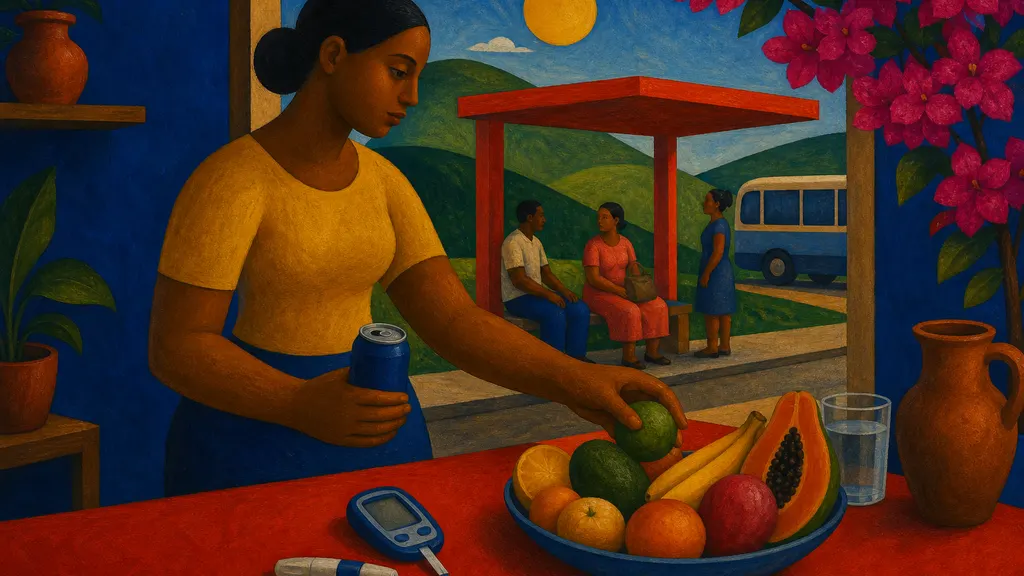 Pintura modernista colorida: Pré-diabetes: 1 em cada 4 adultos tem, e quase ninguém sabe