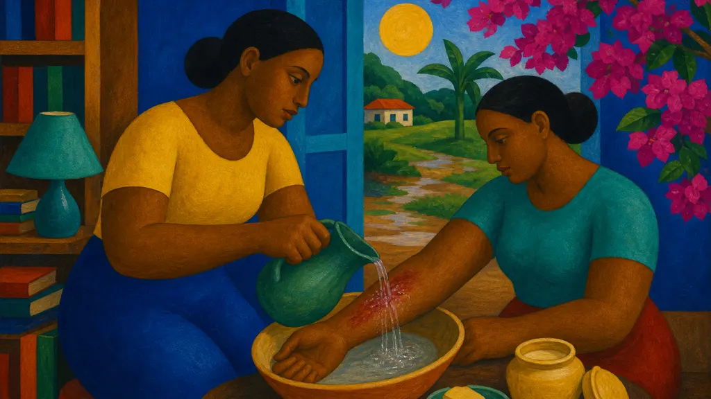 Pintura modernista colorida: Queimadura: o que fazer (e o que NUNCA fazer)