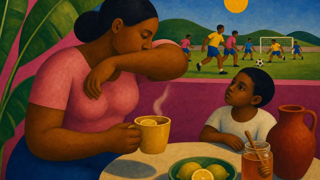 Pintura modernista colorida: Tosse que não passa: causas e quando investigar
