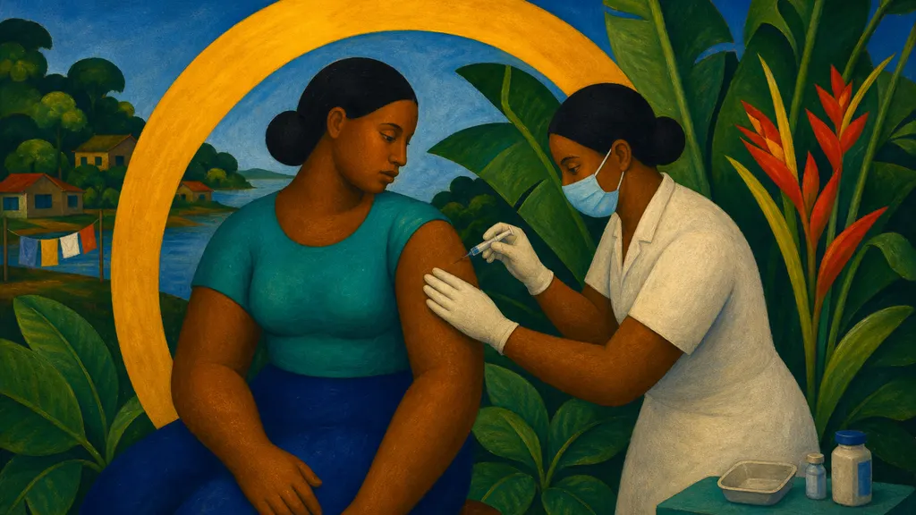 Pintura modernista colorida: Vacina de HPV em adultos: vale a pena?