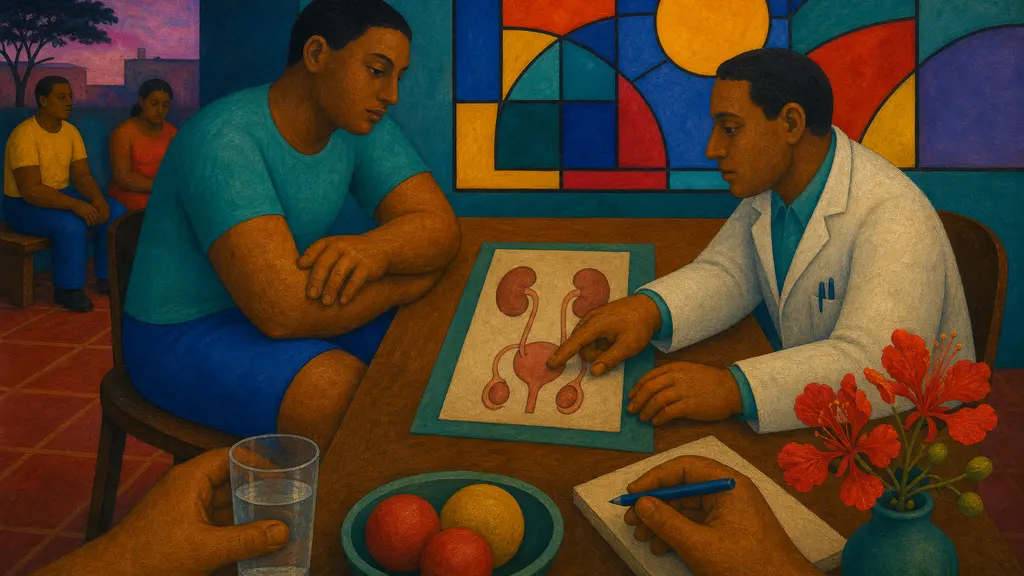 Pintura modernista colorida: Varicocele: o que é e quando tratar